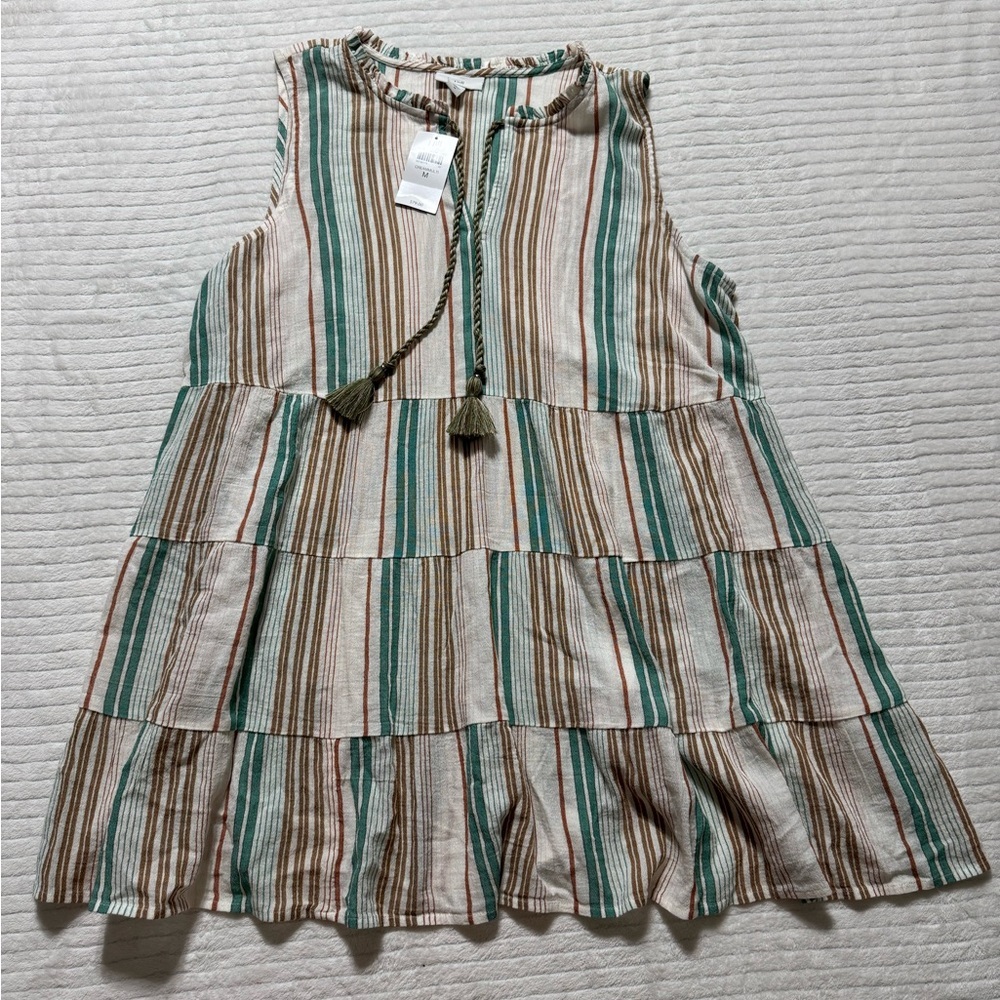 J. Jill Multicolor Striped Tunic